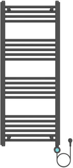 Boss & Wessing Elektrische Radiator BWS Jane 700W 120x50 cm Smart Wifi Mat Zwart