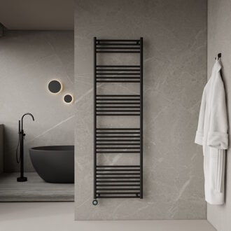 Boss & Wessing Elektrische Radiator BWS June 900W 180x55 cm 900W Mat Zwart Boss & Wessing