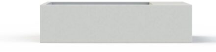 Boss & Wessing Fontein Aquasplash Crosstone Lisa 36x18x9 cm Solid Surface Mat Wit Aquasplash