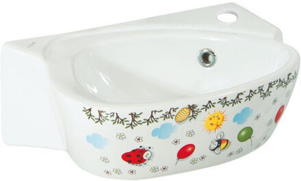 Boss & Wessing Fontein BWS Flower 38x30 cm Wit