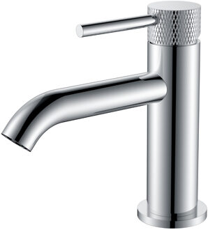 Boss & Wessing Fonteinkraan Aquasplash Ridged 1/2" Geborsteld Chroom Aquasplash