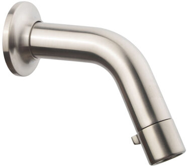 Boss & Wessing Fonteinkraan BWS Toiletkraan Rond Muurbevestiging RVS RVS Look