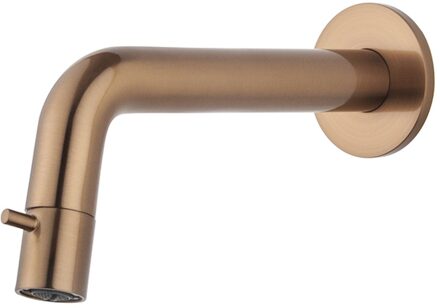 Boss & Wessing Fonteinkraan Opbouw BWS Shiva Inkortbaar Rond Geborsteld Brons Koper Boss & Wessing