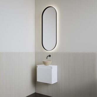 Boss & Wessing Fonteinset | BWS Leto | Glans Wit | Waskom Cappuccino