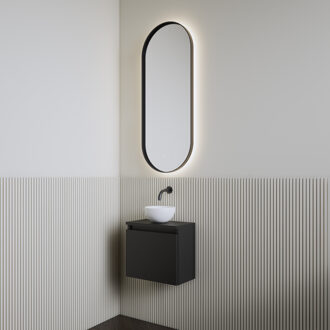 Boss & Wessing Fonteinset | BWS Leto | Mat Zwart | Waskom Glans Wit