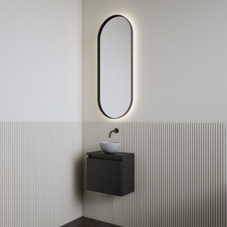 Boss & Wessing Fonteinset | BWS Leto | Mat Zwart | Waskom Mat Grijs