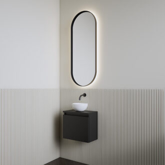 Boss & Wessing Fonteinset | BWS Leto | Mat Zwart | Waskom Mat Wit