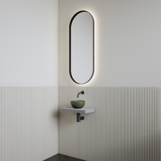 Boss & Wessing Fonteinset | BWS Leto | Planchet Agaat Grijs | Waskom Mat Olijf Groen