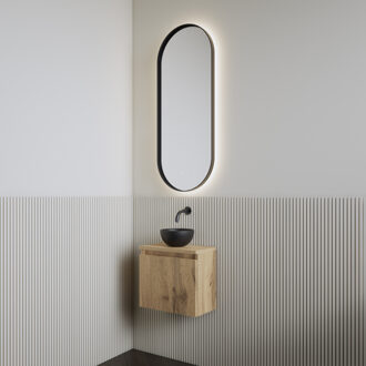 Boss & Wessing Fonteinset | BWS Leto | Walnut | Waskom Mat Zwart