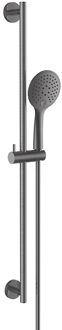 Boss & Wessing Glijstangset BWS Moran Met Handdouche 3 Standen 150 cm Gunmetal