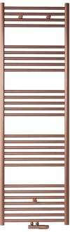 Boss & Wessing Handdoek Radiator BWS Cory 160x60 cm 557 Watt Midden en Zijaansluiting Geborsteld Koper Brons Boss & Wessing