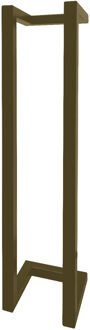 Boss & Wessing Handdoekenrek Industrieel BWS | 60x12.5x12.5 cm | Mat Metallic Brown Boss & Wessing