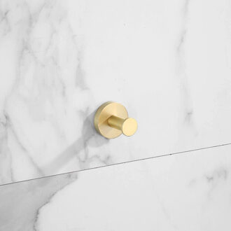 Boss & Wessing Handdoekhaak BWS Brass Geborsteld Mat Goud