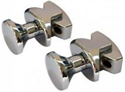 Boss & Wessing Handdoekknop voor Designradiator Nile Gobi Chroom (2 stuks)