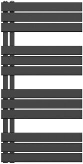 Boss & Wessing Handdoekradiator BWS Boss Links aansluiting 681W 120x60 cm Zwart