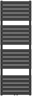 Boss & Wessing Handdoekradiator BWS Ress Middenaansluiting 1081W 180x60 cm Zwart