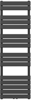Boss & Wessing Handdoekradiator BWS Ress Middenaansluiting 160x50 cm Zwart