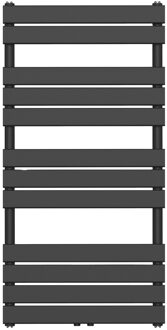 Boss & Wessing Handdoekradiator BWS Ress Middenaansluiting 681W 120x60 cm Zwart