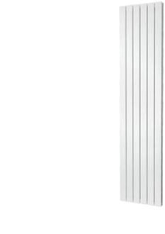 Boss & Wessing Handdoekradiator Covallina Retta enkel 1800x602mm Donker Grijs Structuur