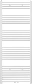 Boss & Wessing Handdoekradiator - middenaansluiting - 1800X600mm - 944 Watt - Wit Mat Geborsteld BWM1800600