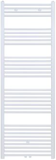 Boss & Wessing Handdoekradiator - middenaansluiting - 180X50cm - 821Watt - Wit BW1800500 Wit glans