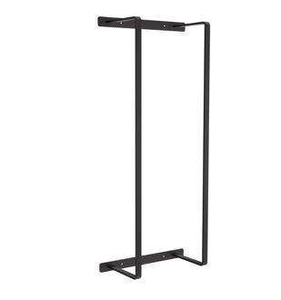 Boss & Wessing Handdoekrek BWS Jack Verticaal 67x28x14 cm Mat Zwart