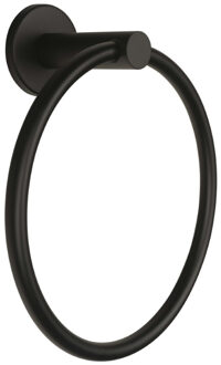 Boss & Wessing Handdoekring BWS Colorato 16 Cm Mat Zwart