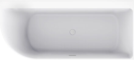 Boss & Wessing Hoekbad BWS Jordan 180x80 Cm Wit Waste Wit