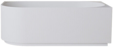 Boss & Wessing Hoekbad Rechts BWS Alivia 170x80 cm Acryl Met Waste Glans Wit