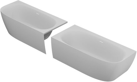 Boss & Wessing Hoekligbad Rechts BWS by Riho Varro 170x80 cm Mat Wit