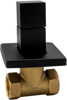 Boss & Wessing Hoekstopkraan BWS Colorato 1/2x1/2 Mat Zwart