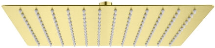 Boss & Wessing Hoofddouche BWS Colorato Vierkant 30x30 cm Geborsteld Goud