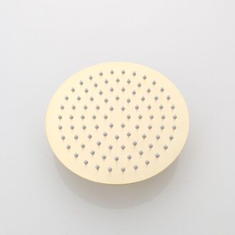 Boss & Wessing Hoofddouche BWS Gold Rond Geborsteld Messing Mat Goud 30 cm