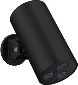 Boss & Wessing Hoofddouche BWS Sensa Cilinder Muurmontage Mat Zwart PVD