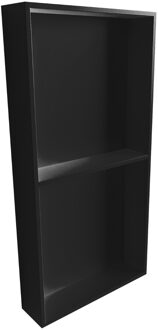 Boss & Wessing In Of Opbouwnis BWS 59.5x29.5x8 cm met 2 Schappen Mat Zwart