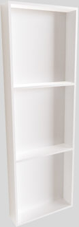 Boss & Wessing In Of Opbouwnis BWS 59.5x29.5x8 cm met 3 Schappen Wit