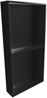 Boss & Wessing In Of Opbouwnis BWS 89.5x29.5x8 cm met 2 Schappen Mat Zwart