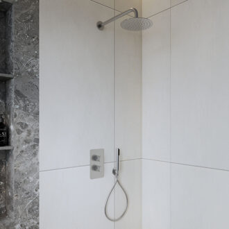 Boss & Wessing Inbouw Regendouche Set | BWS Colorato | met Handdouche | Wanduitloop | Chroom