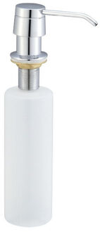 Boss & Wessing Inbouw zeeppompje chroom kunststof fles 250ml Glans-Chroom