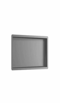 Boss & Wessing Inbouwnis AquaSplash Eve 30x30x7 cm Gunmetal Aquasplash