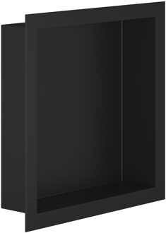 Boss & Wessing Inbouwnis BWS Colorato 30x30x7 cm Mat Zwart