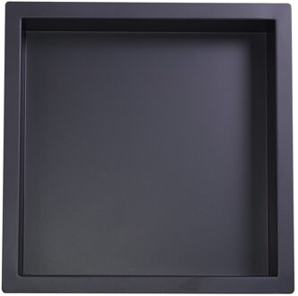 Boss & Wessing Inbouwnis BWS Elegance 30x30x7 cm Mat Zwart