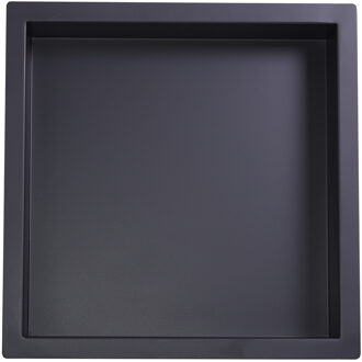 Boss & Wessing Inbouwnis BWS Elegance Mat Zwart 30x30x10 cm