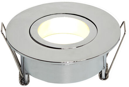 Boss & Wessing Inbouwspot Enkel BWS Spears Dimbaar IP65 Chroom