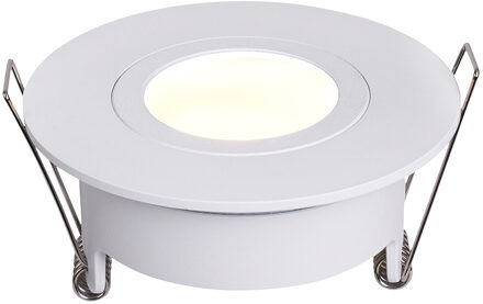 Boss & Wessing Inbouwspot Enkel BWS Spears Dimbaar IP65 Mat Wit