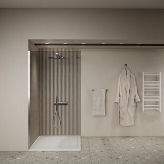 Boss & Wessing Inloopdouche BWS Elonpa Helder Glas 70x200 cm Chroom OP=OP