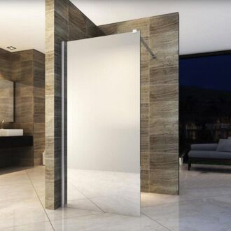 Boss & Wessing Inloopdouche BWS Mirror 120x200 cm 8mm Spiegelglas