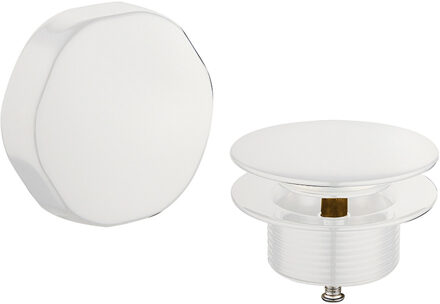 Boss & Wessing Knop/plug Badoverloop Nora BWS Glans Wit