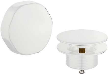 Boss & Wessing Knop/plug Badoverloop Nora BWS Mat Wit