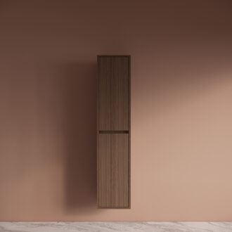 Boss & Wessing Kolomkast BWS Riga 160 cm Japandi Donker Eiken Bruin